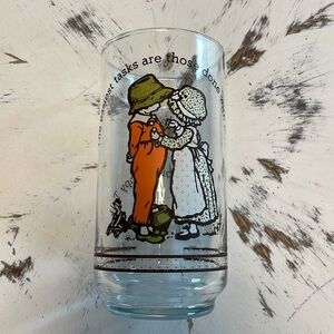VINTAGE Holly Hobbie Glass